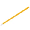Bleistift mit Radiergummi, HB, orange lackiert, 18,5 cm