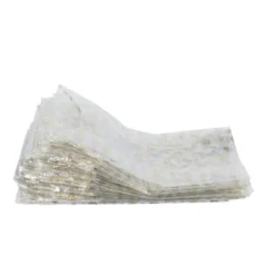 Blockbodenbeutel, Eiskristalle, 16cm x 10cm, 35,5cm hoch, 48µ, 50 Stück