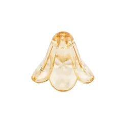 Blütenkelche, 1,3cm x 1,5cm, apricot, 15 Stück