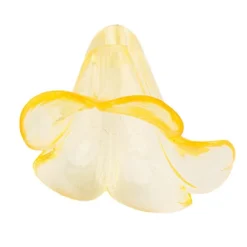 Blütenkelche 3, 2,5cm x 2,3cm, goldgelb, 20 Stück