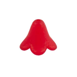Blütenkelche, gefrostet, 0,8cm x 1,1cm, rot, 30 Stück