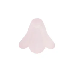 Blütenkelche, gefrostet, 1,3cm x 1,5cm, rosa, 15 Stück
