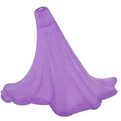 Blütenkelche 2, gefrostet, 3,9cm x 3,0cm, flieder, 10 Stück