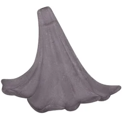 Blütenkelche 2, gefrostet, 2,1cm x 2,6cm, anthrazit, 20 Stück