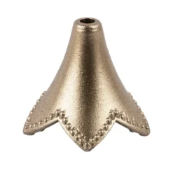 Blütenkelche, Glockenblumen, 1,8cm hoch, Ø 1,9cm, metallic-matt antikgold, 30 Stück