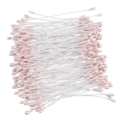 Blütenstempel, Tropfen, 5,5cm lang, rosa, 140 Stück