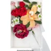 Blütenstempel, Tropfen, 5,5cm lang, weiß, 140 Stück