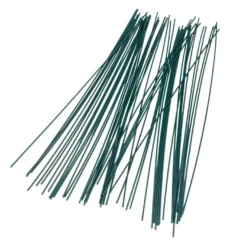 Blumendrähte, 30cm lang, Ø2mm, grün, 50 Stück