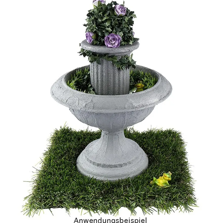 Blumenspindel "Classic", Ø22cm, 16cm hoch, Kunststoff, weiß