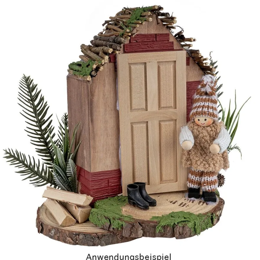 Bündel Holz-Zweige, Ø1cm bis Ø1,5cm, 7cm bis 7,5cm lang, 6 Stück