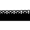 Bordüren-Stanzer, Bogen-Design, Stanzung 1,2cm x 4,2cm