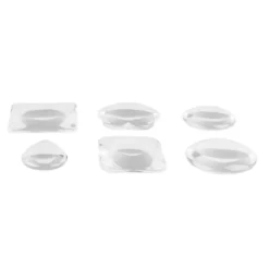 Cabochons, Mix 1, versch. Designs & Größen, klar, 6 Stück