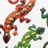 Chaton-Relief-Sticker, Geckos 2, 12,5 x 20,5 cm