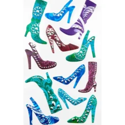 Chaton-Relief-Sticker, Schuhe, 12,5 x 20,5 cm