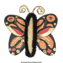Chenille-Drähte, Farbsortierung 2, 30cm lang, Ø 6mm, 10 verschiedene Farben, 250 Stück
