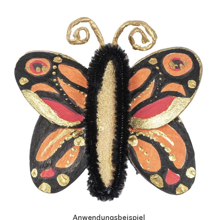 Chenille-Drähte, Farbsortierung 2, 30cm lang, Ø 6mm, 10 verschiedene Farben, 250 Stück