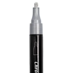 Chrome-Marker, mit zwei verschiedenen Strichstärken, hochpigmentierte Spezialtinte, 2 Stück