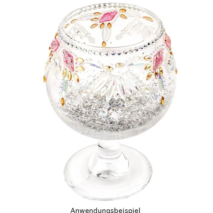 Cognacschwenker, 11,8cm hoch, Glas: Ø 8,5cm, Öffnung: Ø 5,7cm, 4 Stück