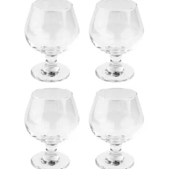 Cognacschwenker, 11,8cm hoch, Glas: Ø 8,5cm, Öffnung: Ø 5,7cm, 4 Stück