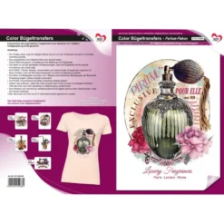 Color Bügeltransfer, DIN A4, Parfum-Flakon