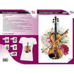 Color Bügeltransfer, DIN A4, Violine