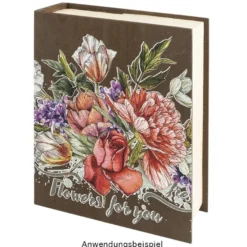 Color Bügeltransfer, Glitzer, DIN A4, Blumen 9