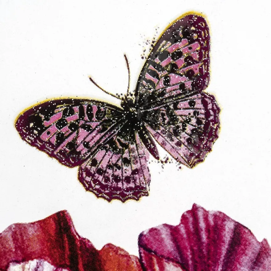 Color Bügeltransfer, Glitzer, DIN A4, Iris