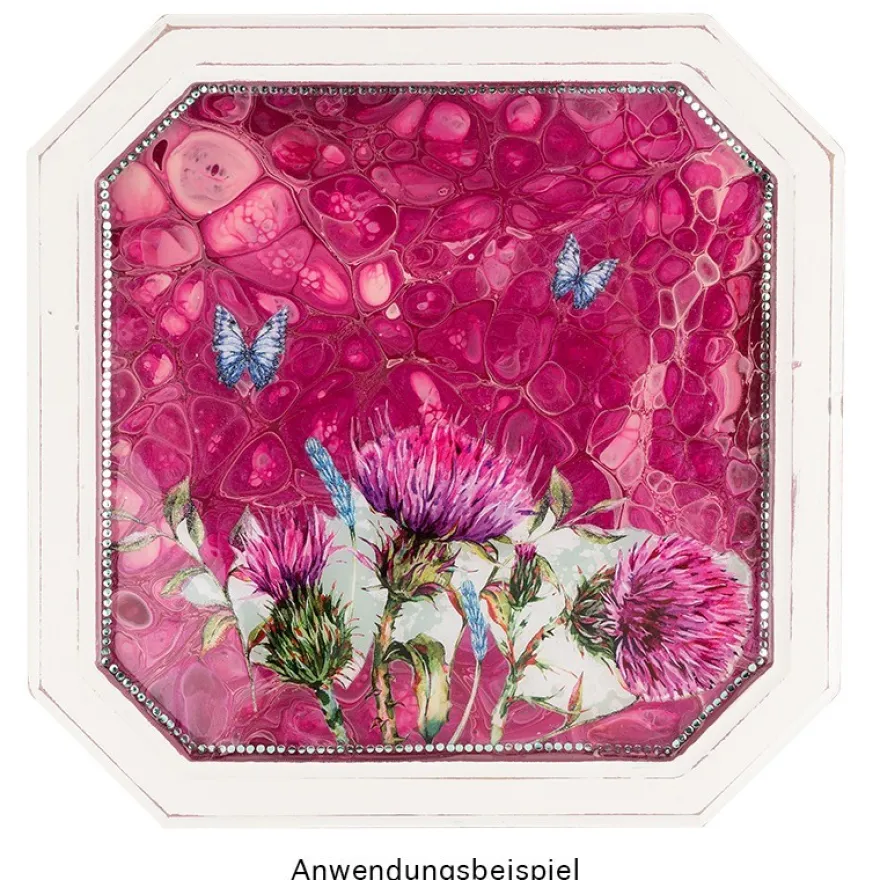 Color Bügeltransfer, Glitzer, DIN A4, Distel