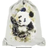 Color Bügeltransfers, 23,5cm x 34cm, filigran ohne Hintergund, Panda