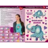Color Bügeltransfers, DIN A4, Bastelspruch, Glücklicher Elefant