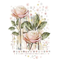 Color Bügeltransfers, DIN A4, Blumen 11
