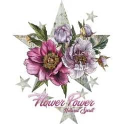 Color Bügeltransfers, DIN A4, Blumen 28