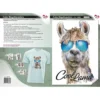 Color Bügeltransfers, DIN A4, Cool Lama