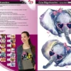 Color Bügeltransfers, DIN A4, Fashion Elefant