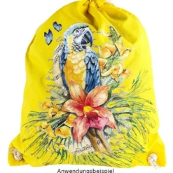 Color Bügeltransfers, DIN A4, filigran ohne Hintergund, Tropical Papagei