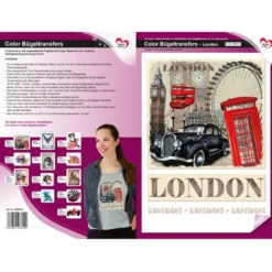 Color Bügeltransfers, DIN A4, London