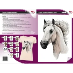 Color Bügeltransfers, DIN A4, Pferd