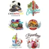 Color Bügeltransfers, DIN A4, Sport & Hobby Mix 2