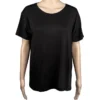 Damen-T-Shirt, Größe XL, schwarz