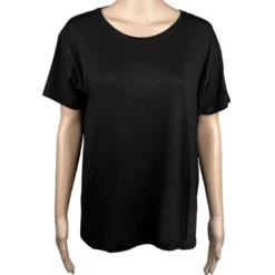 Damen-T-Shirt, Größe XXL, schwarz