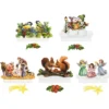 3-D Aufsteller-Motive, Winter-Idylle, 6-12cm, 10 Stück