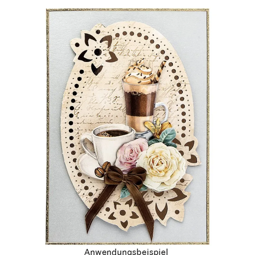3-D Bastelbuch: Nostalgischer Frühling 3-D Motive, Zierdeckchen & mehr, 20 Stanzbogen, DIN A4
