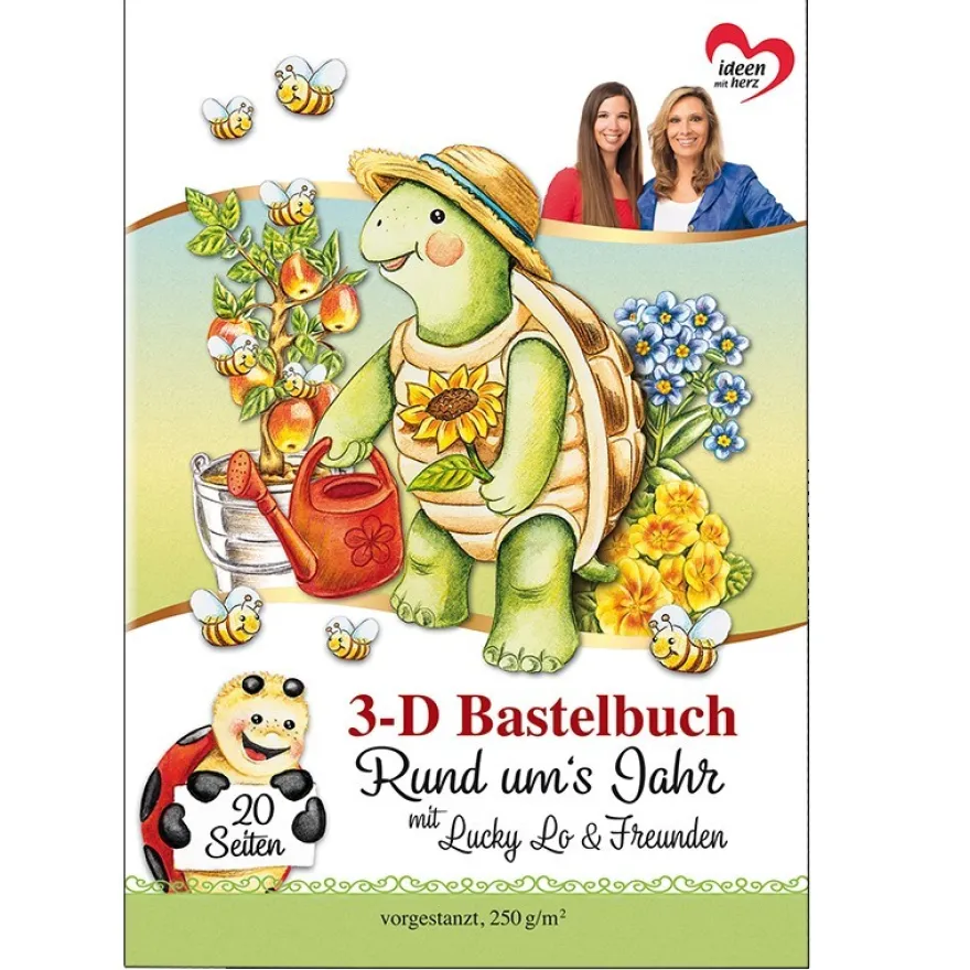 3-D Bastelbuch: Rund um's Jahr 3-D Motive auf 20 Stanzbogen, DIN A4