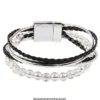 Deko-Band, geflochten, 5m lang, 0,3cm breit, schwarz