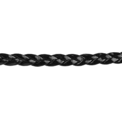 Deko-Band, geflochten, 5m lang, 0,3cm breit, schwarz
