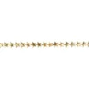 Deko-Band Sterne, hellgold-metallic, Stern: Ø 2 cm, Länge: 3 m
