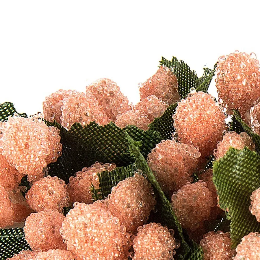 Deko-Beeren, Lachs, 20 Stück