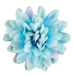 Deko-Blüte Dahlie, zum Selbstgestalten, hellblau, 551-teilig, 50 Stück