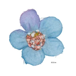Deko-Blüten, Blütenköpfe, Ø 2,5cm, blau-violett, 50 Stück