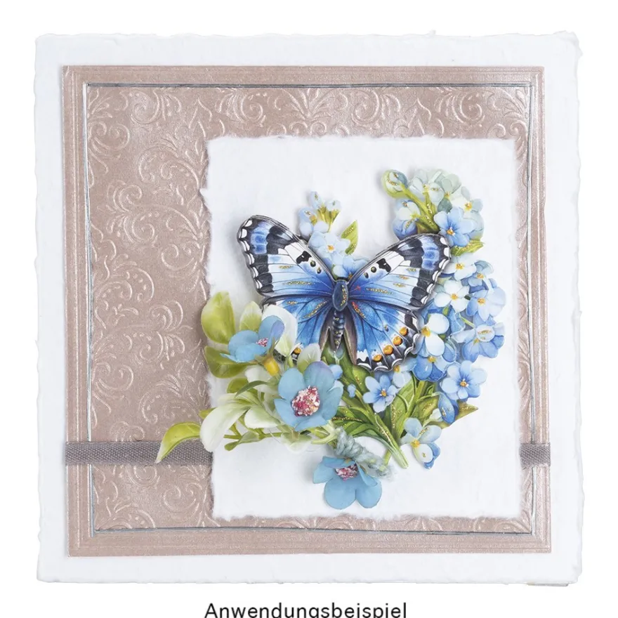 Deko-Blüten, Blütenköpfe, Ø 2,5cm, blau-violett, 50 Stück
